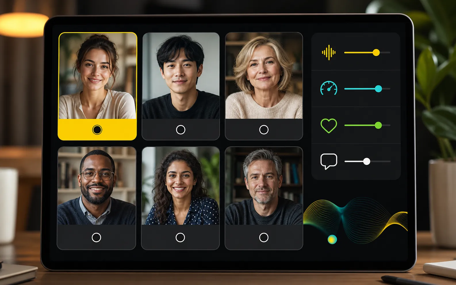 Selectable lifelike AI tutor profiles for language learning
